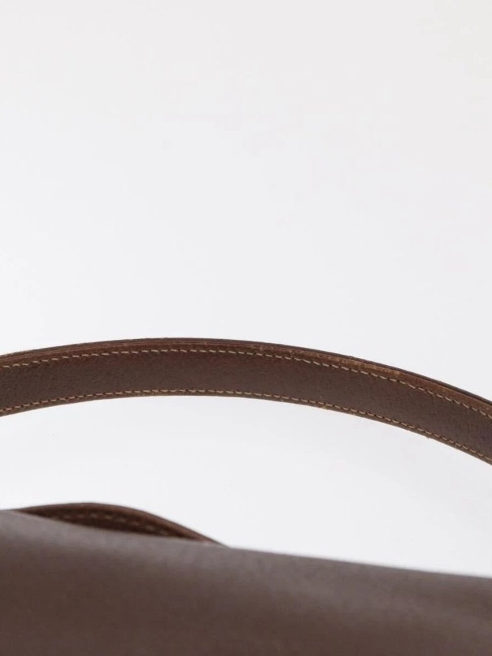 GUCCI Bamboo Hand Bag Leather Brown Gold Auth ep13180 - Picture 9 of 16